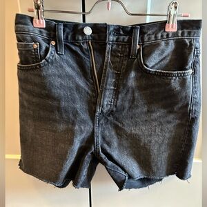 Denim Forum Yoko Mid Thigh Denim Shorts